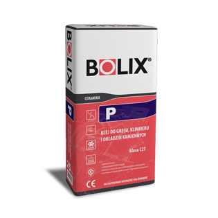 Білий клей для плитки Bolix Р, 25кг