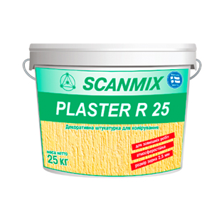 Короїд акриловий Scanmix Plaster R (зерно 2.5), 25кг